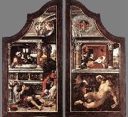 Bernaert Van Orley Triptych of Virtue of Patience oil painting artist